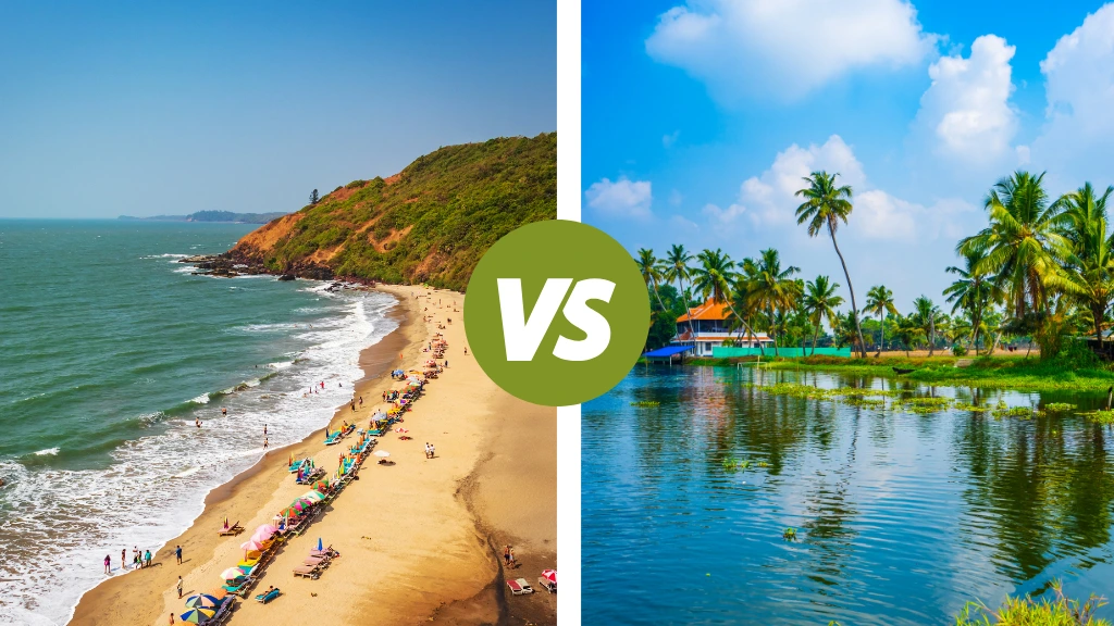 Indian Travel Face-Off: Goa’s Energy vs. Kerala’s Tranquility