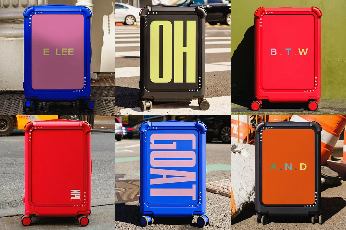 Casetify Expands into Travel with Customizable Luggage