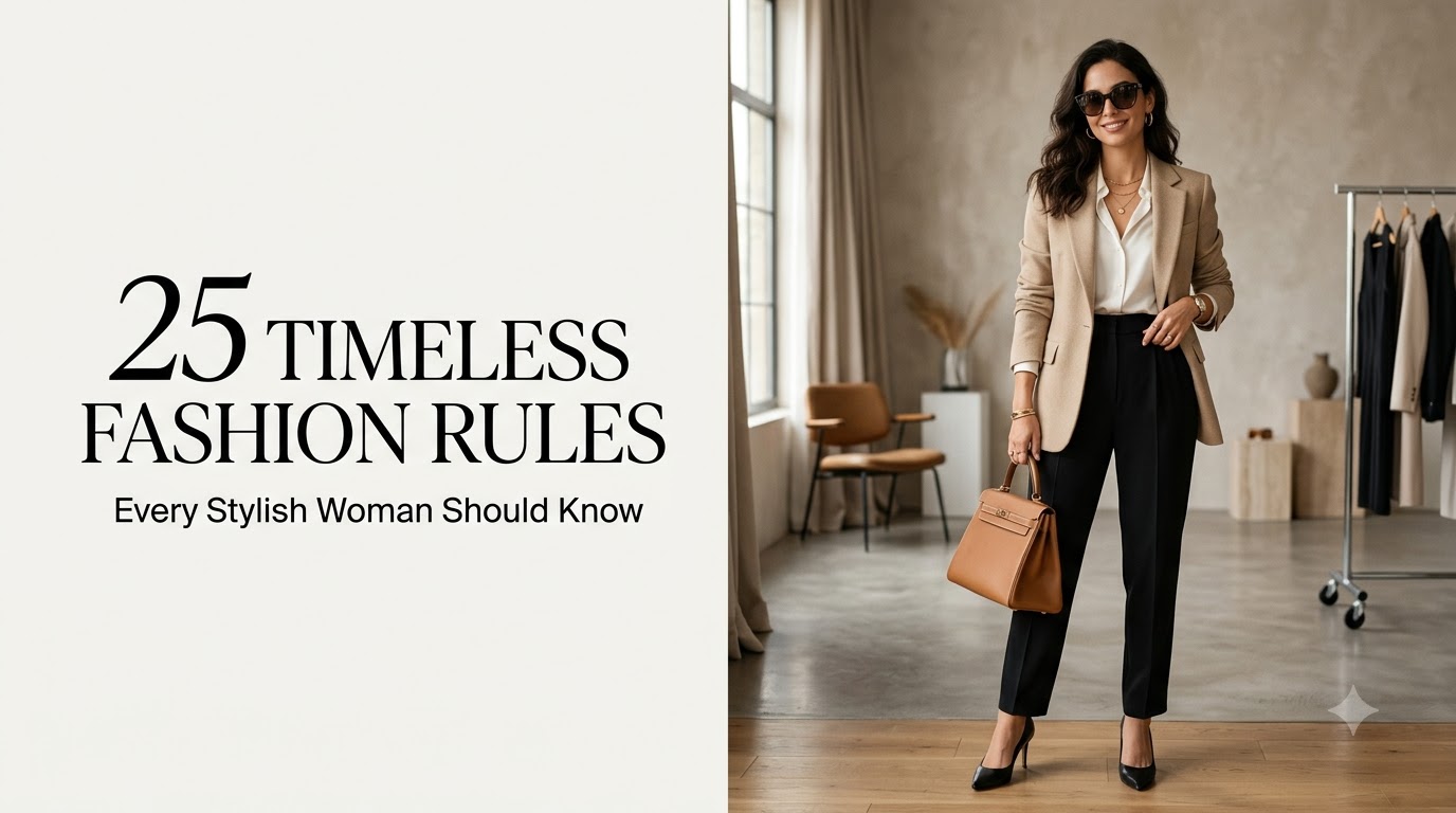 25 Timeless Fashion Rules Every Stylish Woman Should Know