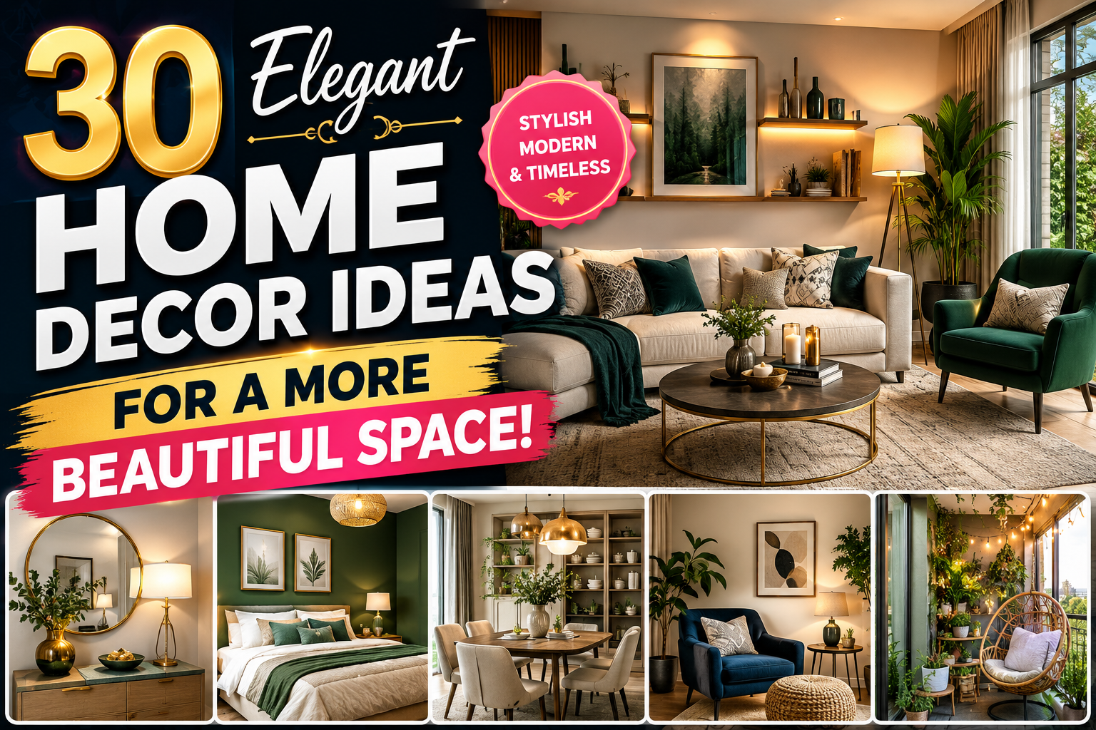 30 Elegant Home Decor Ideas to Transform Your Space Into a Timeless Sanctuary 11 30 Elegant Home Decor Ideas to Transform Your Space Into a Timeless Sanctuary