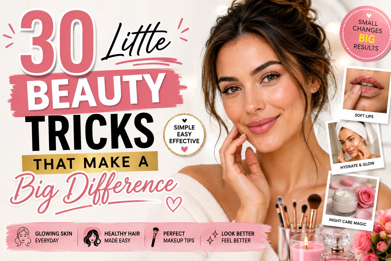 30 Little Beauty Tricks That Make a Big Difference