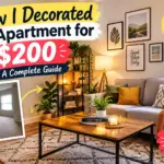 How I Decorated My Apartment for $200