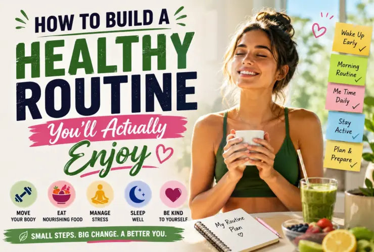How to Build a Healthy Routine You'll Actually Stick To