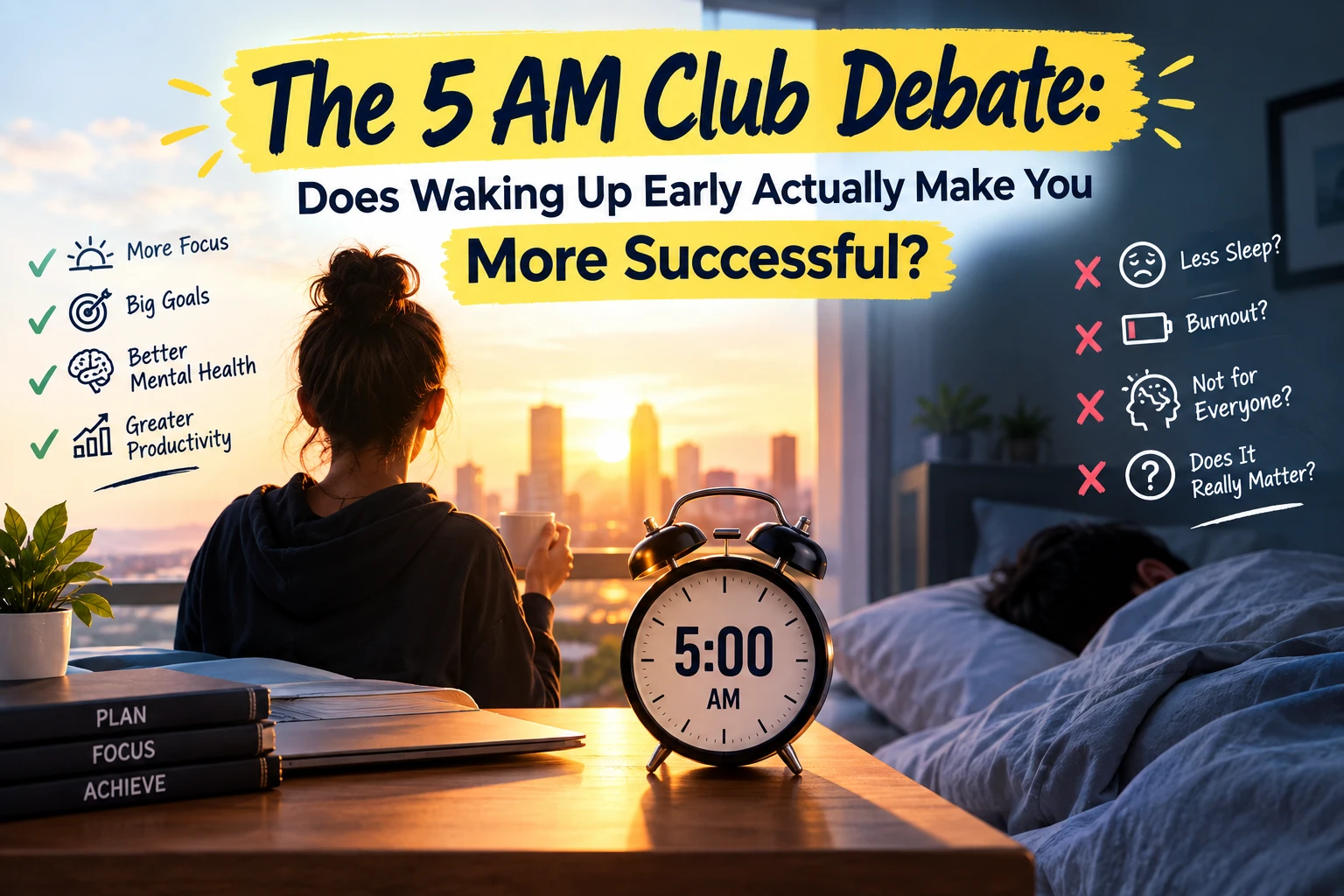 The 5 AM Club Debate Does Waking Up Early Actually Make You More Successful